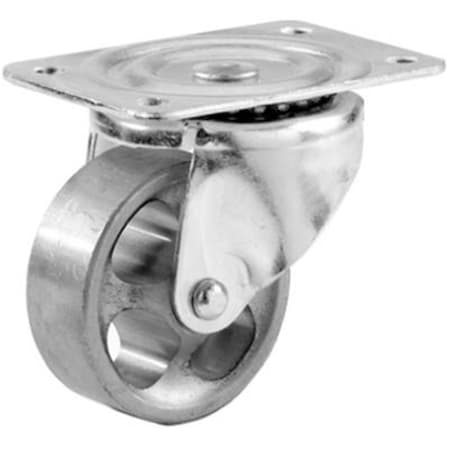 Highboy 9174 2 in Steel Wheel Swivel Plate Caster HI579843